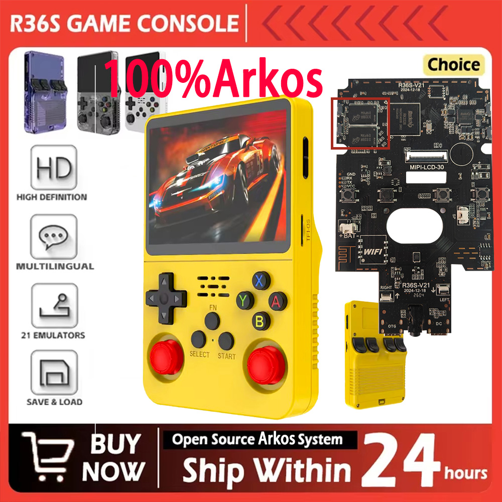 Retro Handheld Game Console R36S - R36S Nueva Consola de Juegos Retro