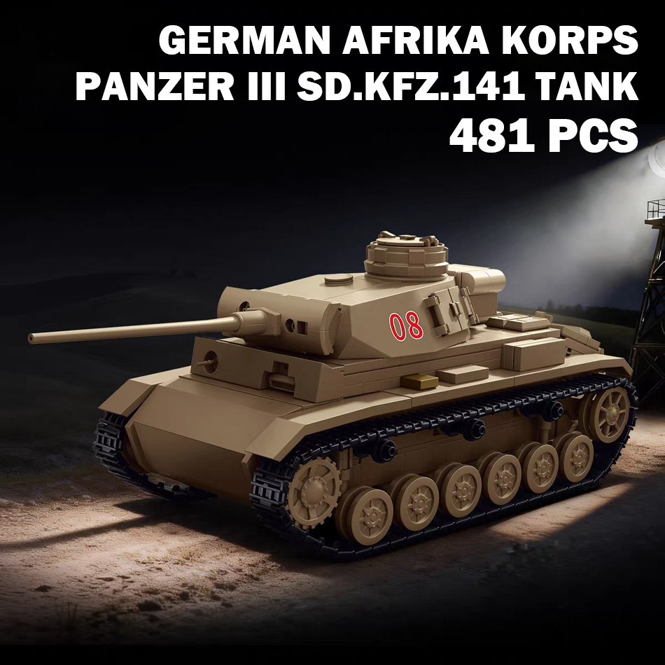Lego Compatible Military Tank - Bloques de Construcción del Tanque Panzer