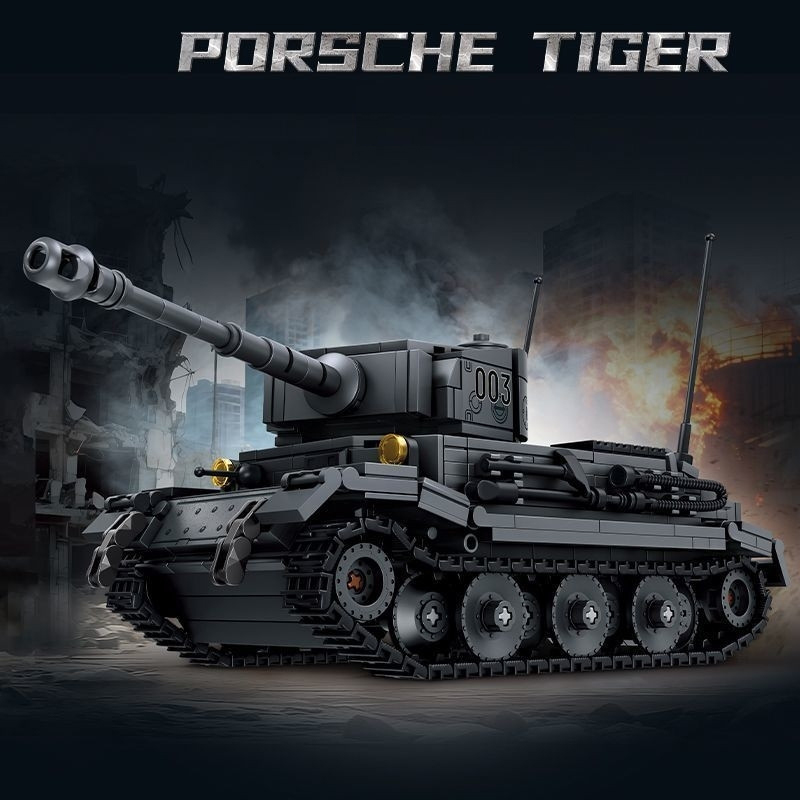 Lego Compatible Military Tank - Set de 712 piezas de bloques