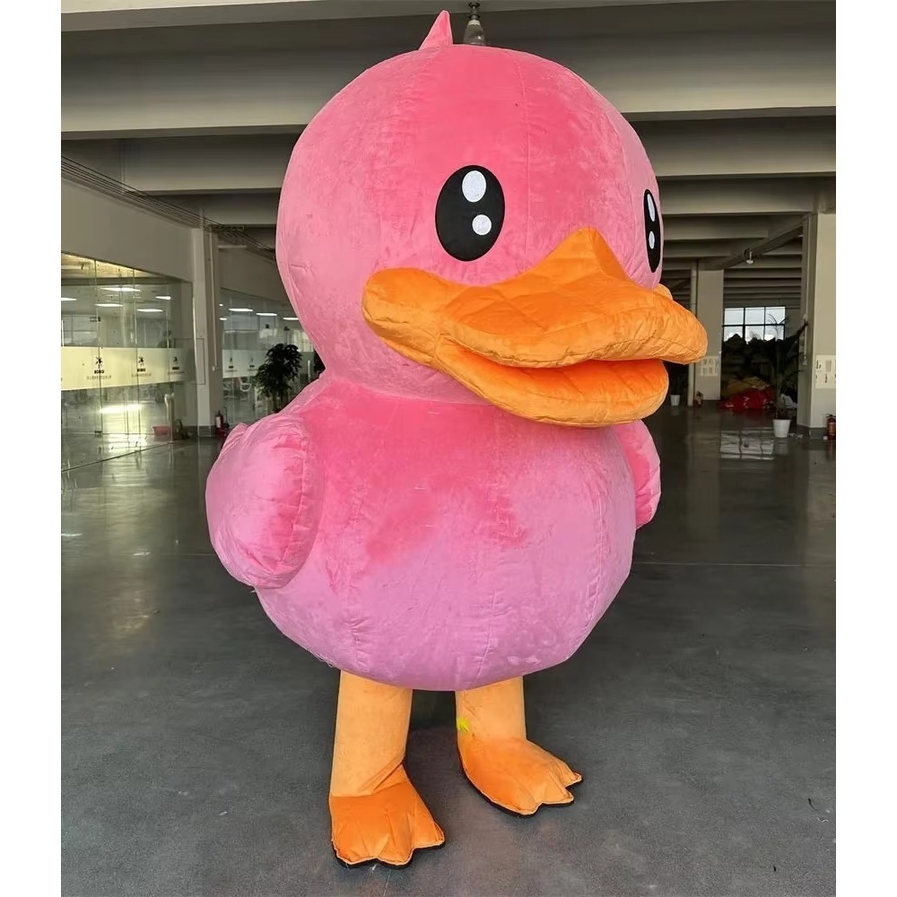 Dolls - Disfraz de mascota de pato inflable,