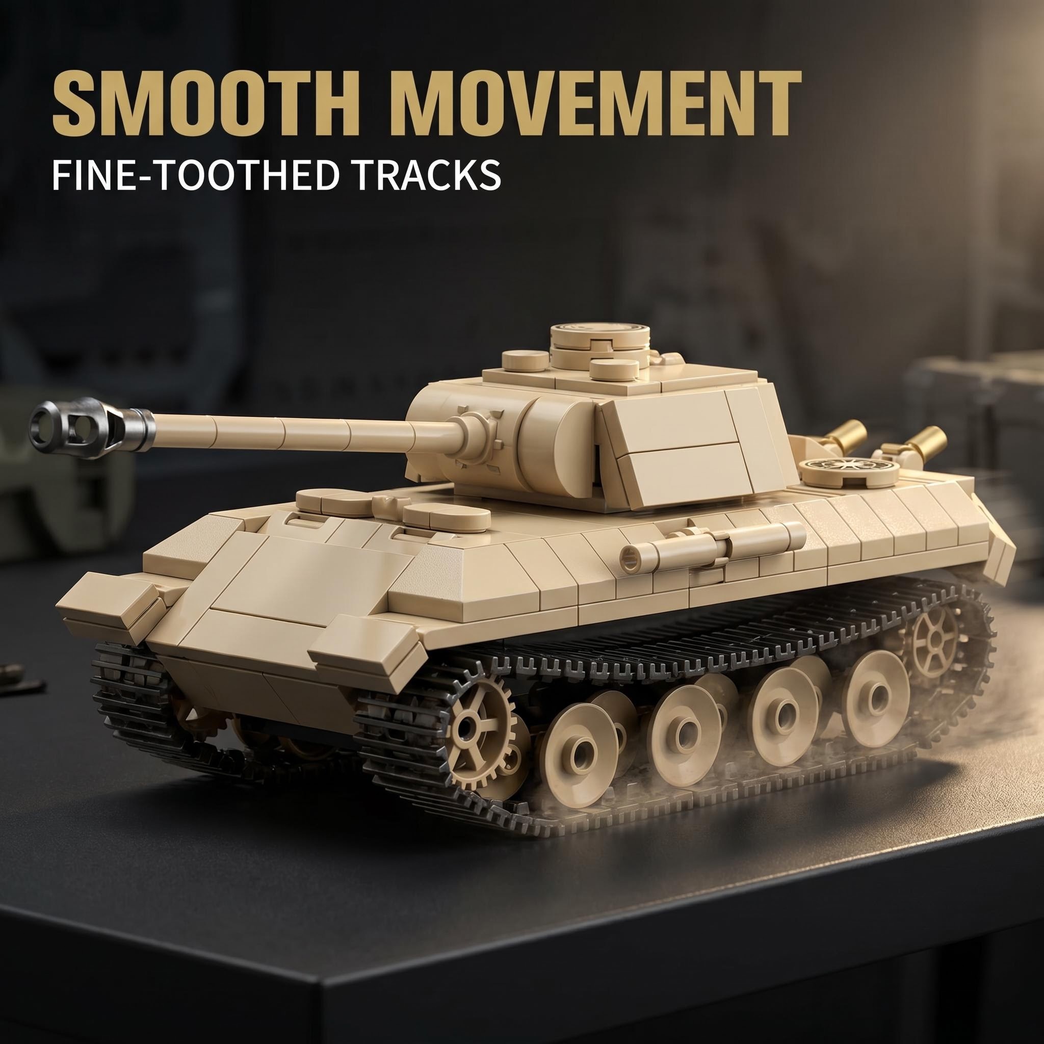 503 piezas, modelo de tanque m - Lego Compatible Military Tank reseña y precio