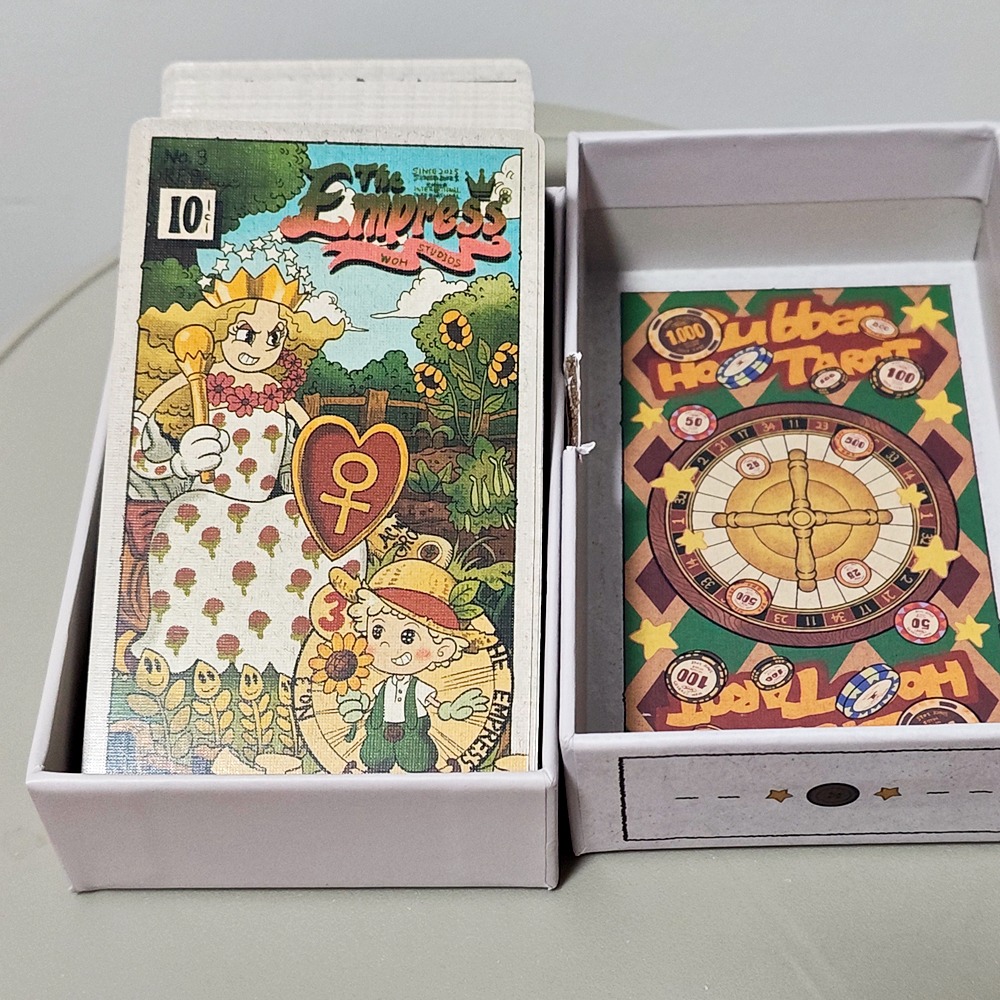 Baraja de Tarot Vintage Rubber - Tarot Cards Deck With Guidebook reseña y precio