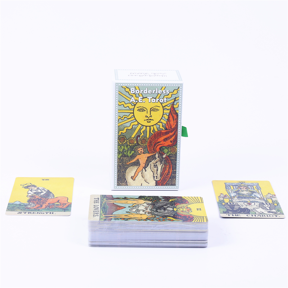 12*7cm sin bordes A.E. Baraja  - Tarot Cards Deck With Guidebook reseña y precio