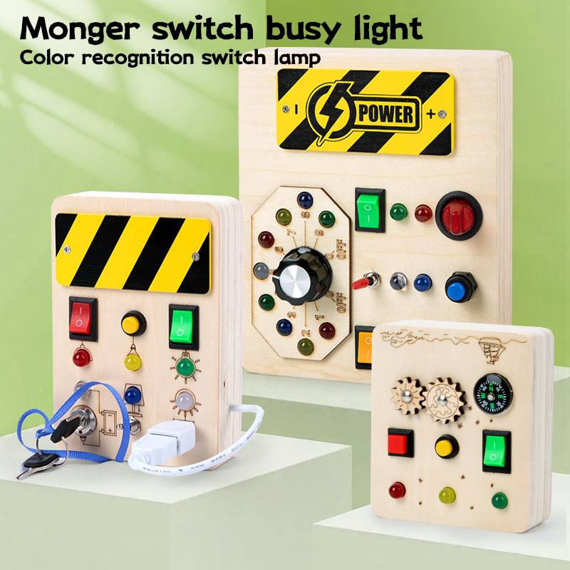 Tablero de Actividades Montess - Montessori Wooden Busy Board Toddler reseña y precio