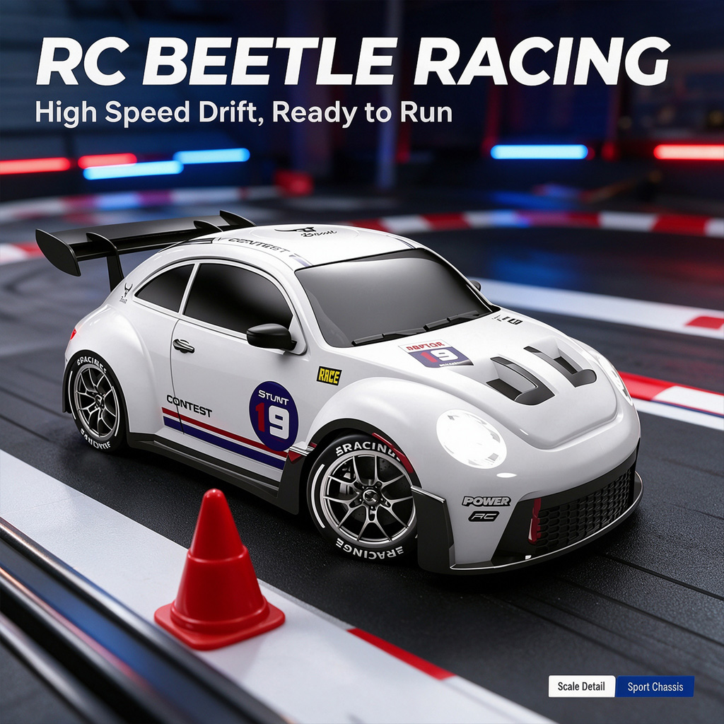 Coche de control remoto a esca - Rc Drift Car 1 24 Scale 4Wd reseña y precio