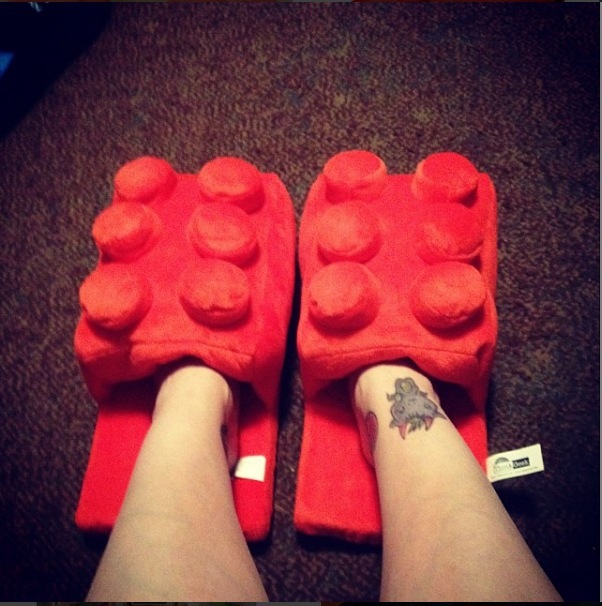 Pantuflas Cálidas de Ladrillo  - Building Blocks reseña y precio